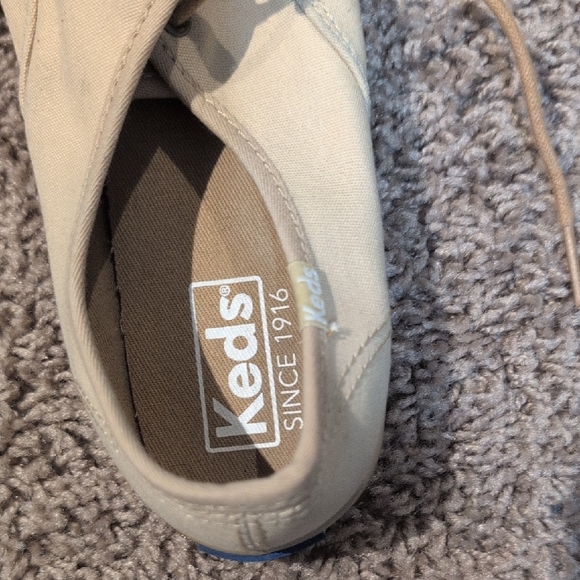 Keds Light Tan Canvas Sneakers - Picture 5 of 6